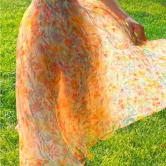 Floral cottagecore summer dress NWOT - Picture 9 of 16